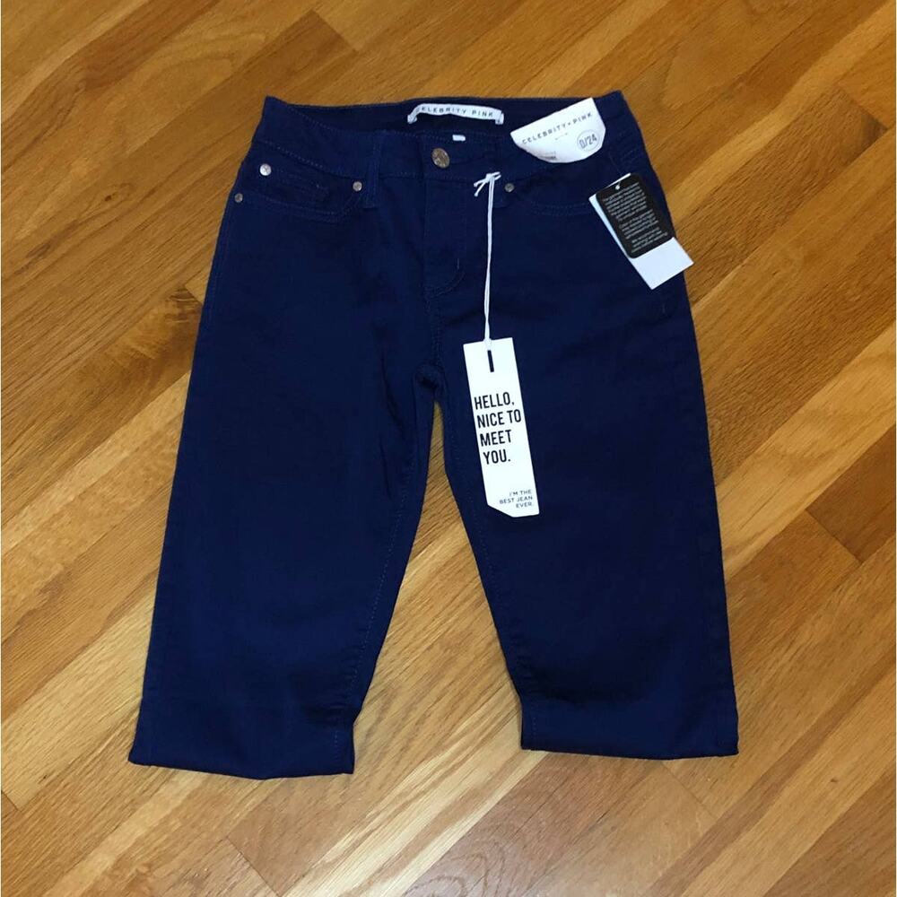 Celebrity Pink Colored Skinny Jeans Size 0/24